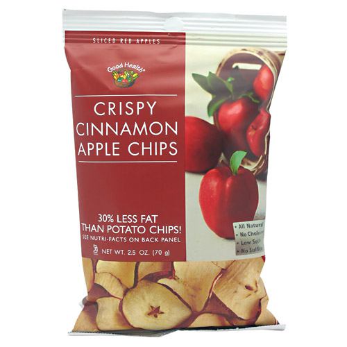 Good Health Natural Foods Apple Chips - Crispy Cinnamon - 12 ea