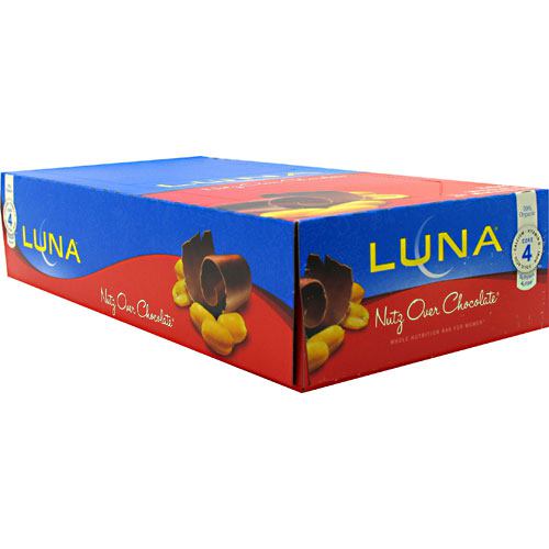 Clif Bar Luna Bar - Nutz Over Chocolate - 15 ea
