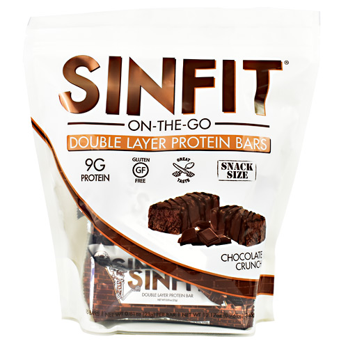 Sinister Labs Snack Size Sinfit Bar - Chocolate Crunch - 15 ea