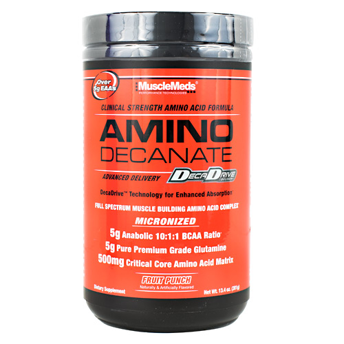 Muscle Meds Amino Decanate - Fruit Punch - 30 ea