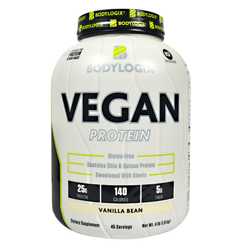BodyLogix Vegan Protein - Vanilla Bean - 4 lb