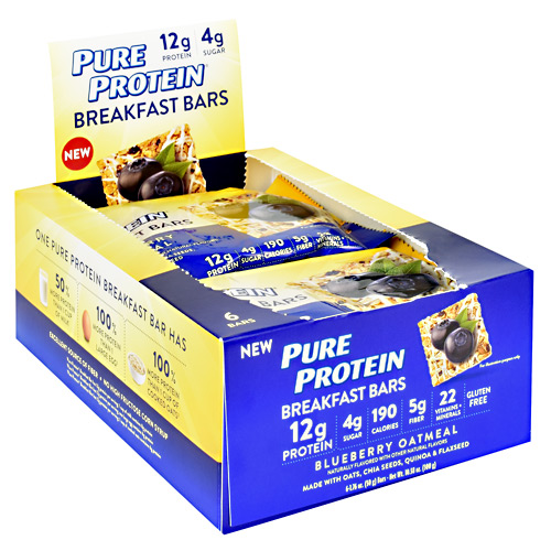 Pure Protein Breakfast Bars Breakfast Bar - Blueberry Oatmeal - 1 ea