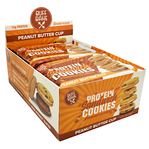 Buff Bake Protein Sandwich Cookies - Peanut Butter Cup - 8 ea