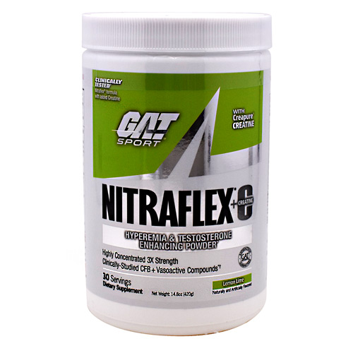 GAT Nitraflex - Lemon Lime - 30 ea