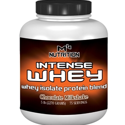M4 Nutrition Intense Whey Protein 5lb - Vanilla