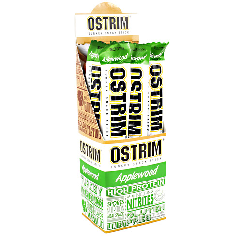 Ostrim Turkey Snack Stick - Applewood - 10 ea