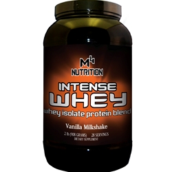 M4 Nutrition Intense Whey Protein 2lb - Vanilla