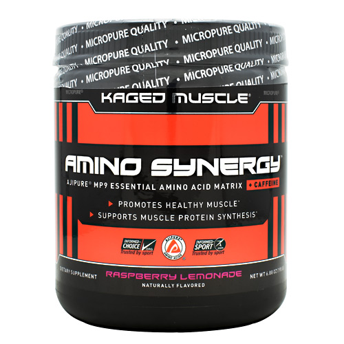Kaged Muscle Amino Synergy + Caffeine - Raspberry Lemonade - 30 ea