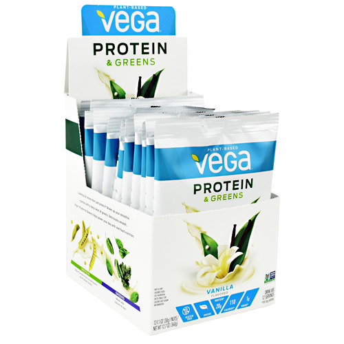Vega Protein & Greens - Vanilla - 12 ea