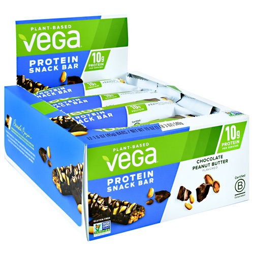 Vega Protein Snack Bar - Chocolate Peanut Butter - 12 ea