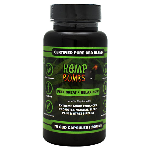 Hemp Bombs CBD Capsules - 2000 mg