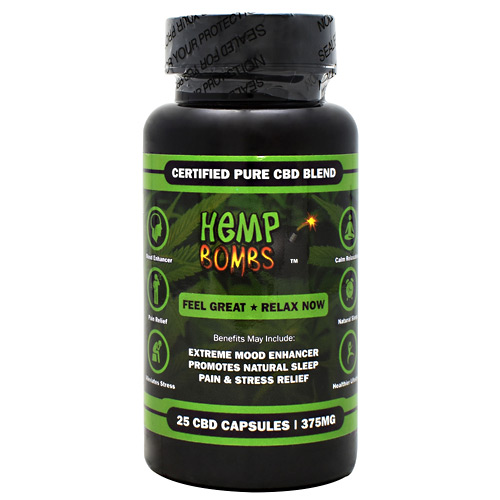 Hemp Bombs CBD Capsules - 375 mg