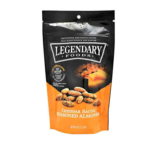 Legendary Foods Seasoned Almonds - Cheddar Bacon - 4 oz