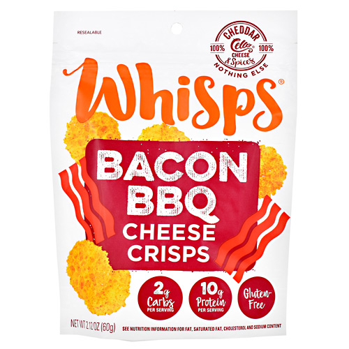 Schuman Cheese Whisps Cheese Crisps - Bacon BBQ - 12 ea