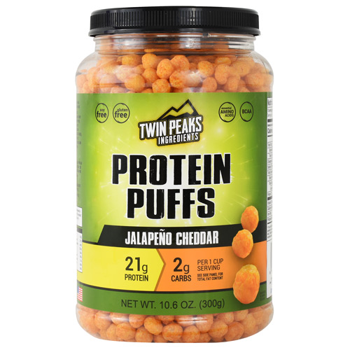 Twin Peaks Ingredients Protein Puffs - Jalapeno Cheddar - 10 ea