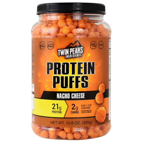 Twin Peaks Ingredients Protein Puffs - Nacho Cheese - 10 ea