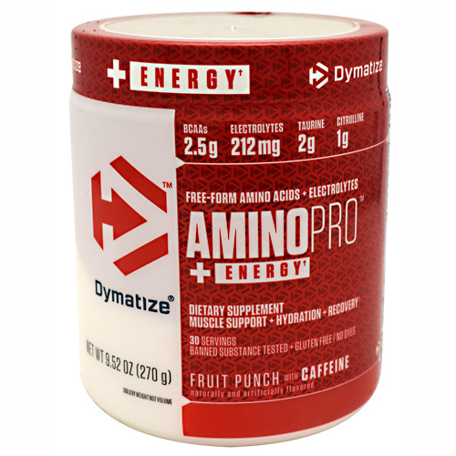 Dymatize AminoPro + Energy - Fruit Punch - 30 ea