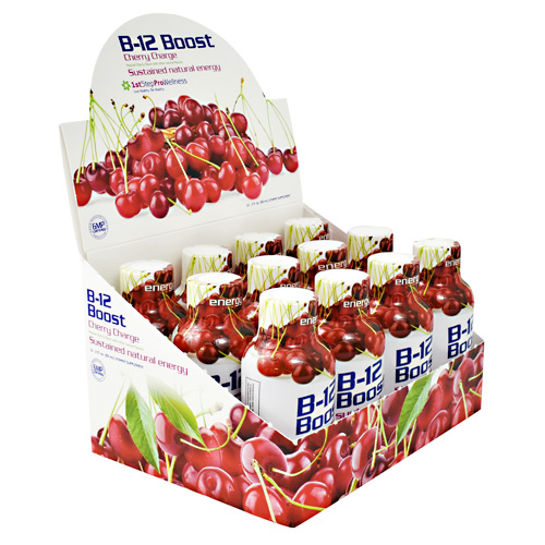 High Performance Fitness B-12 Boost - Cherry Charge - 12 ea