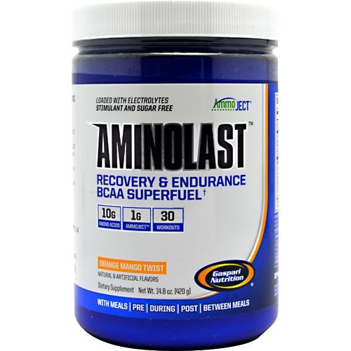 Gaspari Nutrition Amino Last - Orange Mango Twist - 30 ea