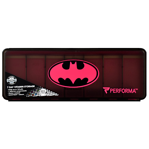 Perfectshaker 7 Day Vitamin Storage - Pink Batman - 1 ea