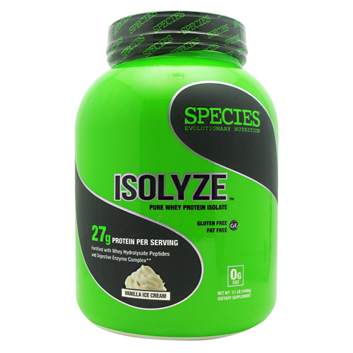 Species Nutrition Isolyze - Vanilla Ice Cream - 44 ea