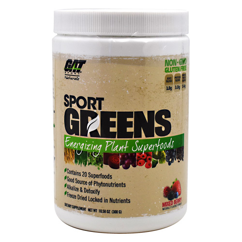 GAT Naturals Sport Greens - Mixed Berry - 30 ea