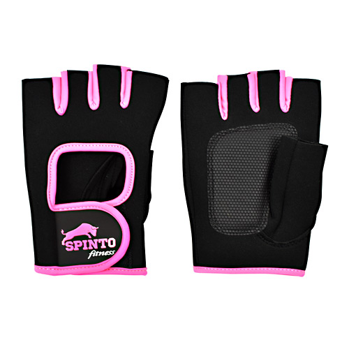 Spinto USA, LLC Womens Workout Glove - Black and Pink, L