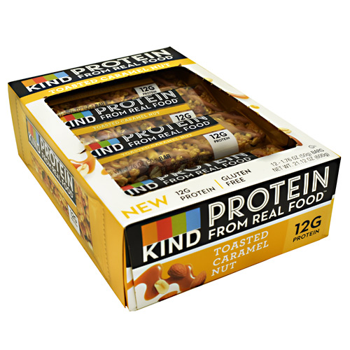 Kind Snacks Protein Bar - Toasted Caramel Nut - 12 ea