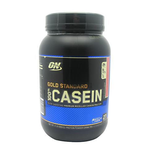 Optimum Nutrition Gold Standard 100% Casein - Strawberry Cream - 2 lb