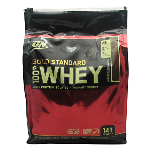 Optimum Nutrition Gold Standard 100% Whey - Extreme Milk Chocolate - 10 lb